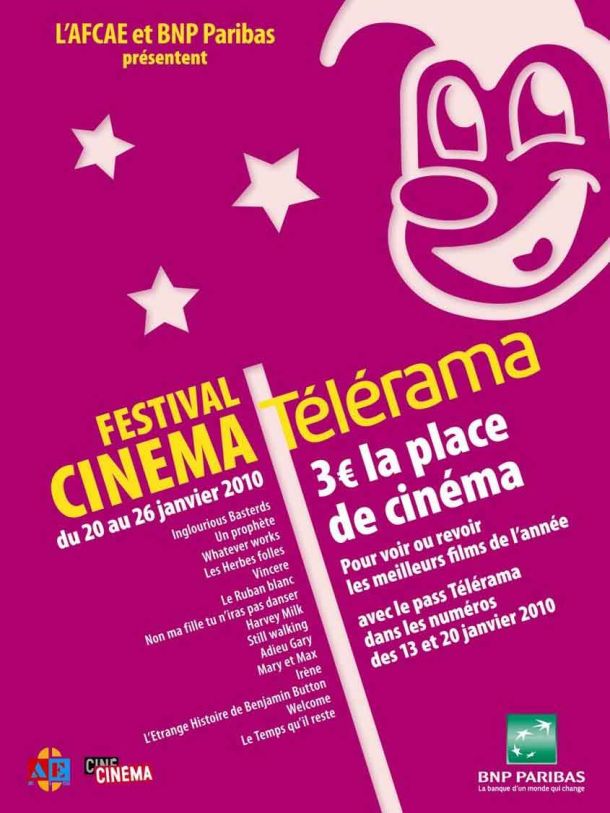 Festival Télérama (du 20 au 26 janvier 2010)